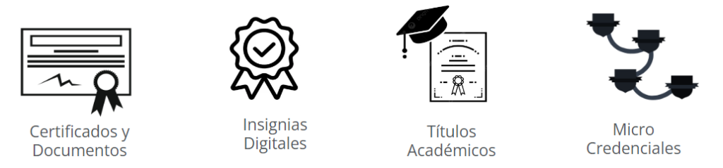 Tipos de credenciales Digitales