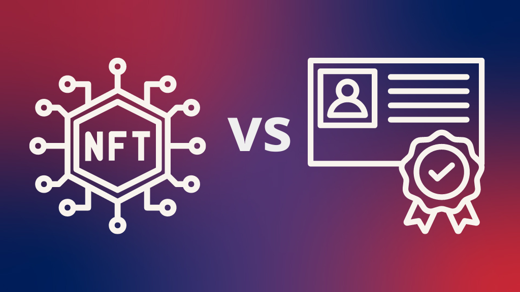 ¿Cuál es la diferencia entre Credenciales Digitales y NFTs?