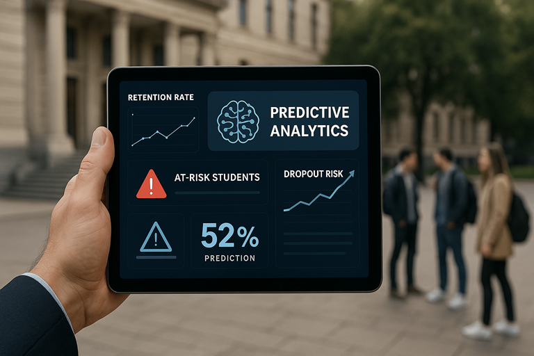 “Retención 4.0: cómo la analítica predictiva está redefiniendo el éxito estudiantil (y el balance financiero) en las universidades líderes”